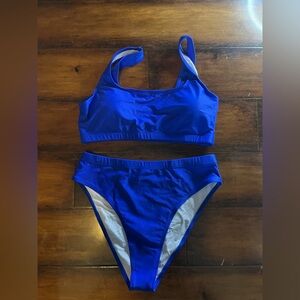 Blue Women's Swimwear Set